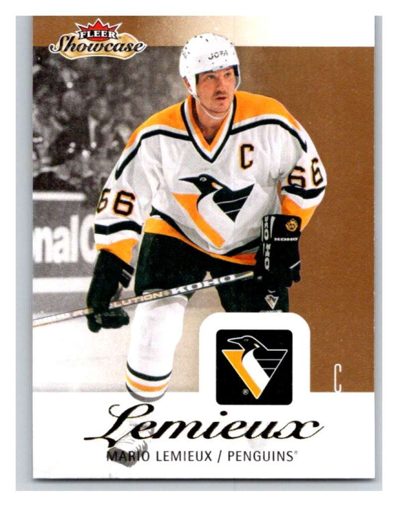  2013-14 Upper Deck Fleer Showcase #76 Mario Lemieux Penguins NHL Mint Image 1