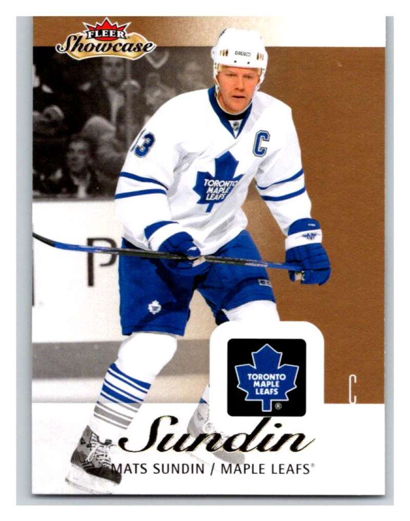  2013-14 Upper Deck Fleer Showcase #88 Mats Sundin Maple Leafs NHL Mint Image 1
