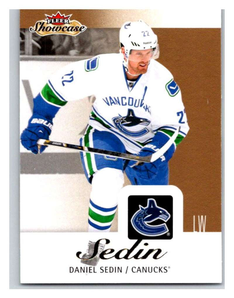 2013-14 Upper Deck Fleer Showcase #93 Daniel Sedin Canucks NHL Mint