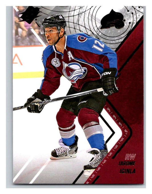 2015-16 SPx #8 Jarome Iginla Avalanche Upper Deck NHL Mint