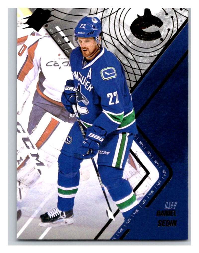 2015-16 SPx #24 Daniel Sedin Canucks Upper Deck NHL Mint Image 1