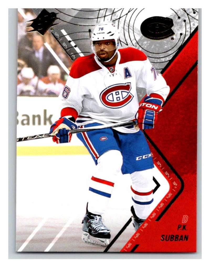 2015-16 SPx #32 P.K. Subban Canadiens Upper Deck NHL Mint Image 1
