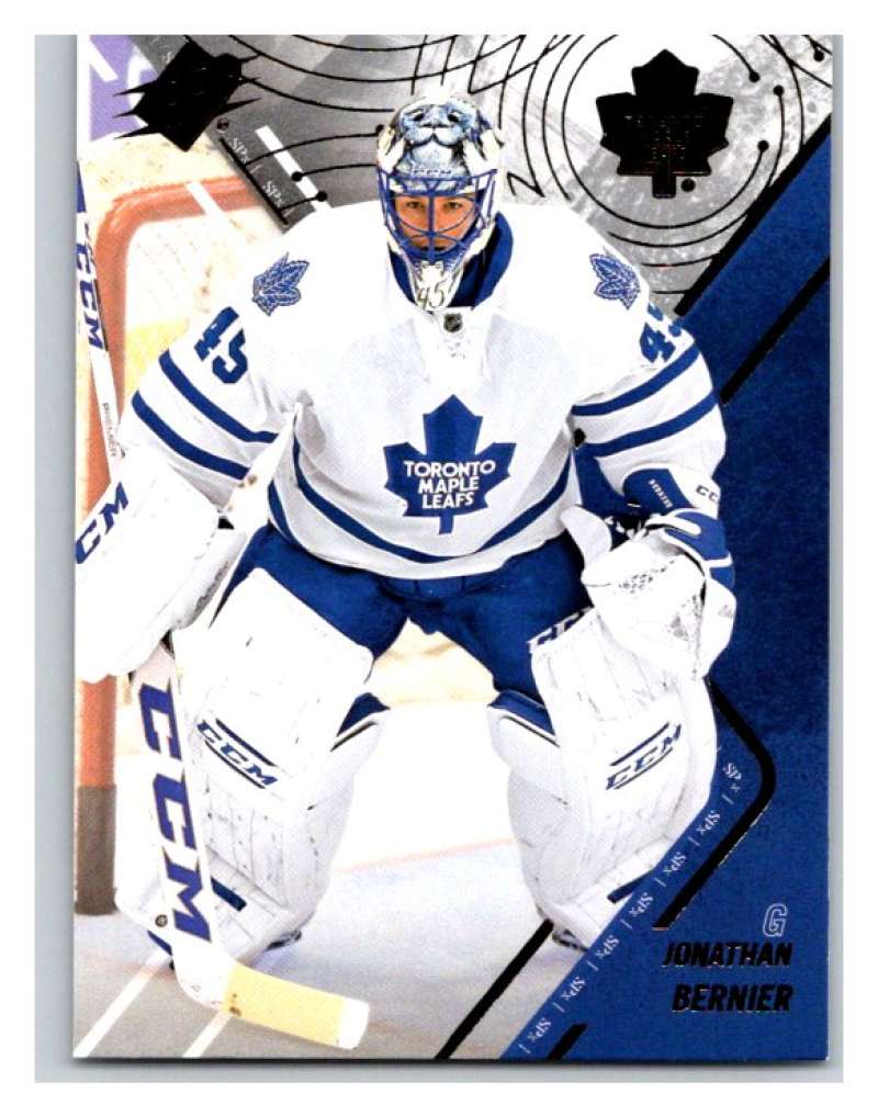 2015-16 SPx #42 Jonathan Bernier Maple Leafs Upper Deck NHL Mint Image 1