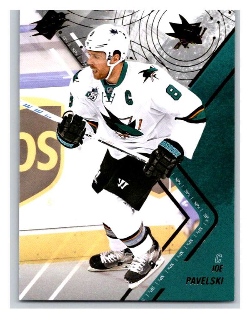 2015-16 SPx #46 Joe Pavelski Sharks Upper Deck NHL Mint Image 1