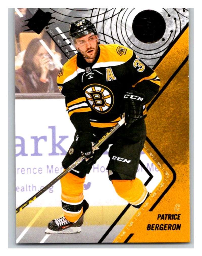 2015-16 SPx #53 Patrice Bergeron Bruins Upper Deck NHL Mint Image 1