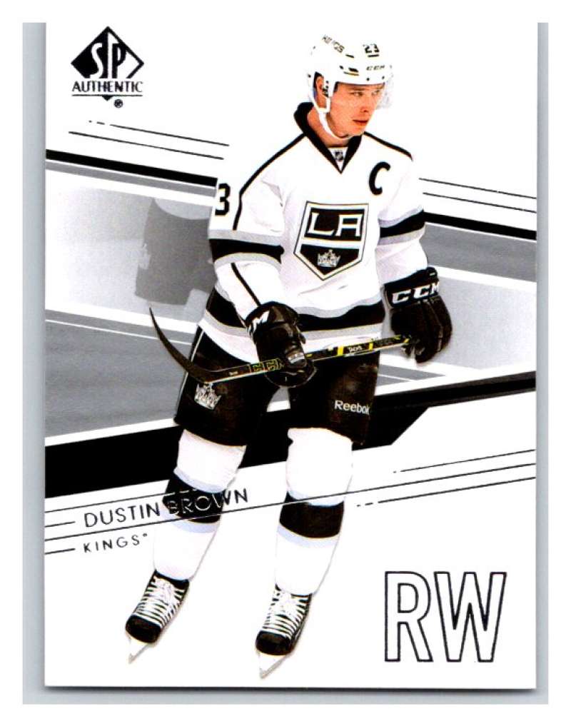  2014-15 Upper Deck SP Authentic #1 Dustin Brown Kings NHL Mint Image 1