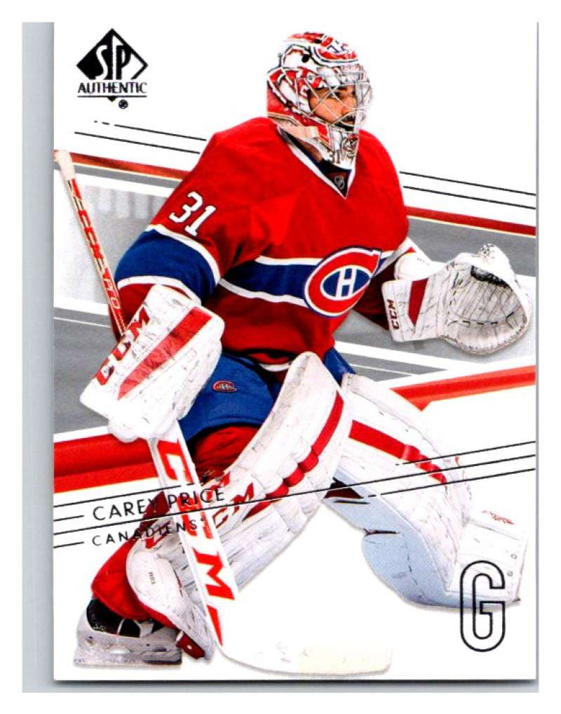 2014-15 Upper Deck SP Authentic #17 Carey Price Canadiens NHL Mint