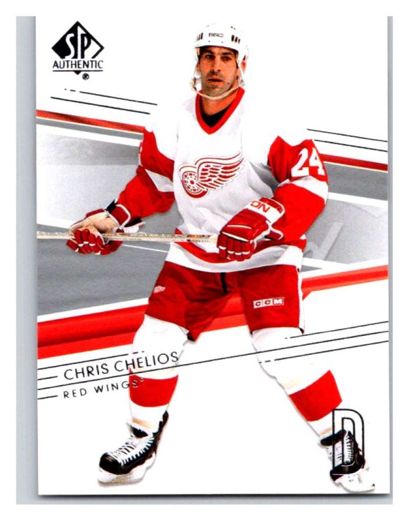  2014-15 Upper Deck SP Authentic #25 Chris Chelios Red Wings NHL Mint Image 1