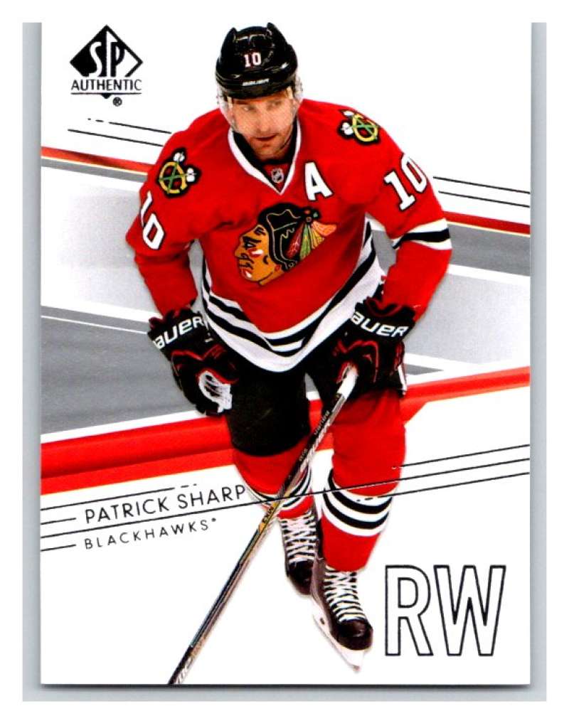  2014-15 Upper Deck SP Authentic #43 Patrick Sharp Blackhawks NHL Mint Image 1