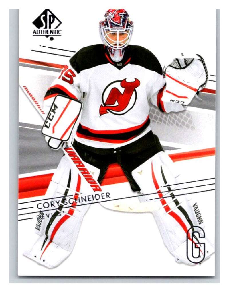  2014-15 Upper Deck SP Authentic #53 Cory Schneider NJ Devils NHL Mint Image 1