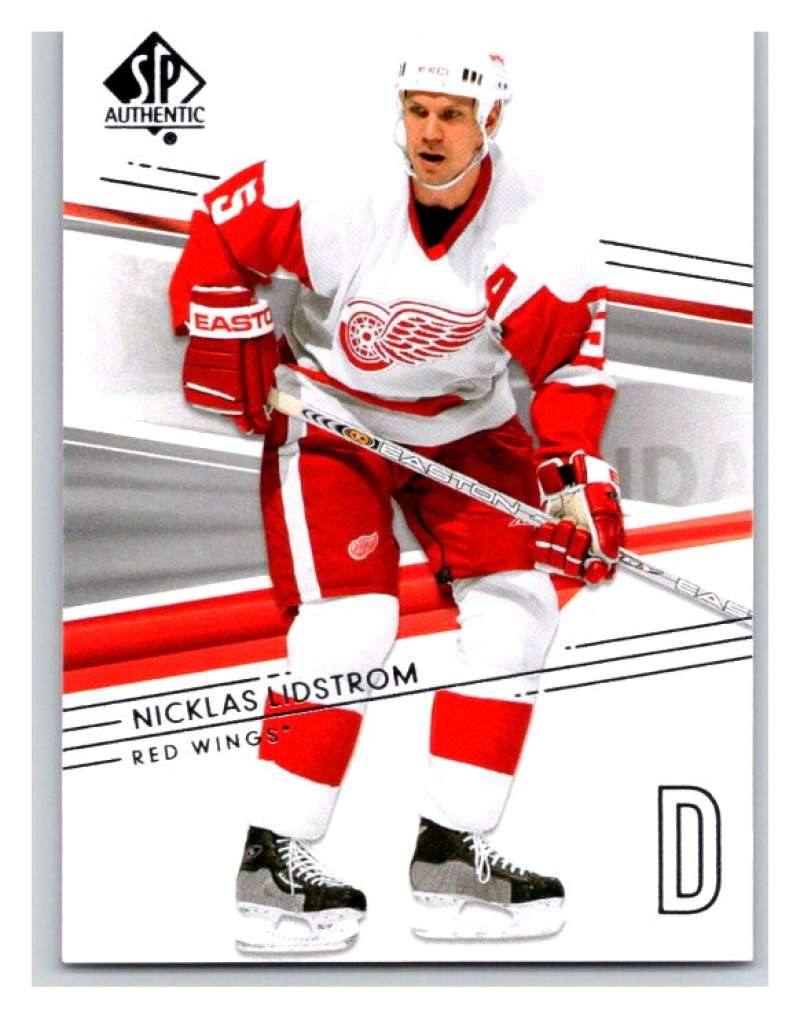  2014-15 Upper Deck SP Authentic #54 Nicklas Lidstrom Red Wings NHL Mint Image 1