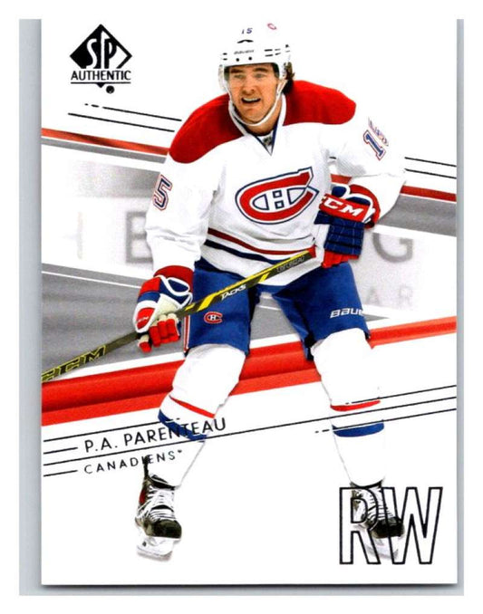 2014-15 Upper Deck SP Authentic #72 P.A. Parenteau Canadiens NHL Mint