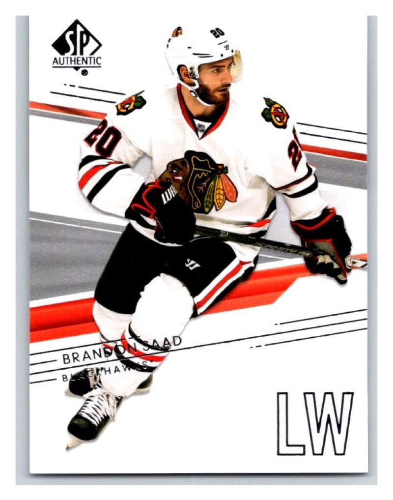  2014-15 Upper Deck SP Authentic #74 Brandon Saad Blackhawks NHL Mint Image 1