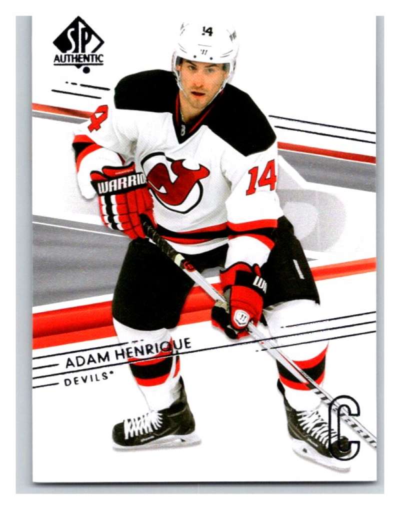  2014-15 Upper Deck SP Authentic #78 Adam Henrique NJ Devils NHL Mint Image 1