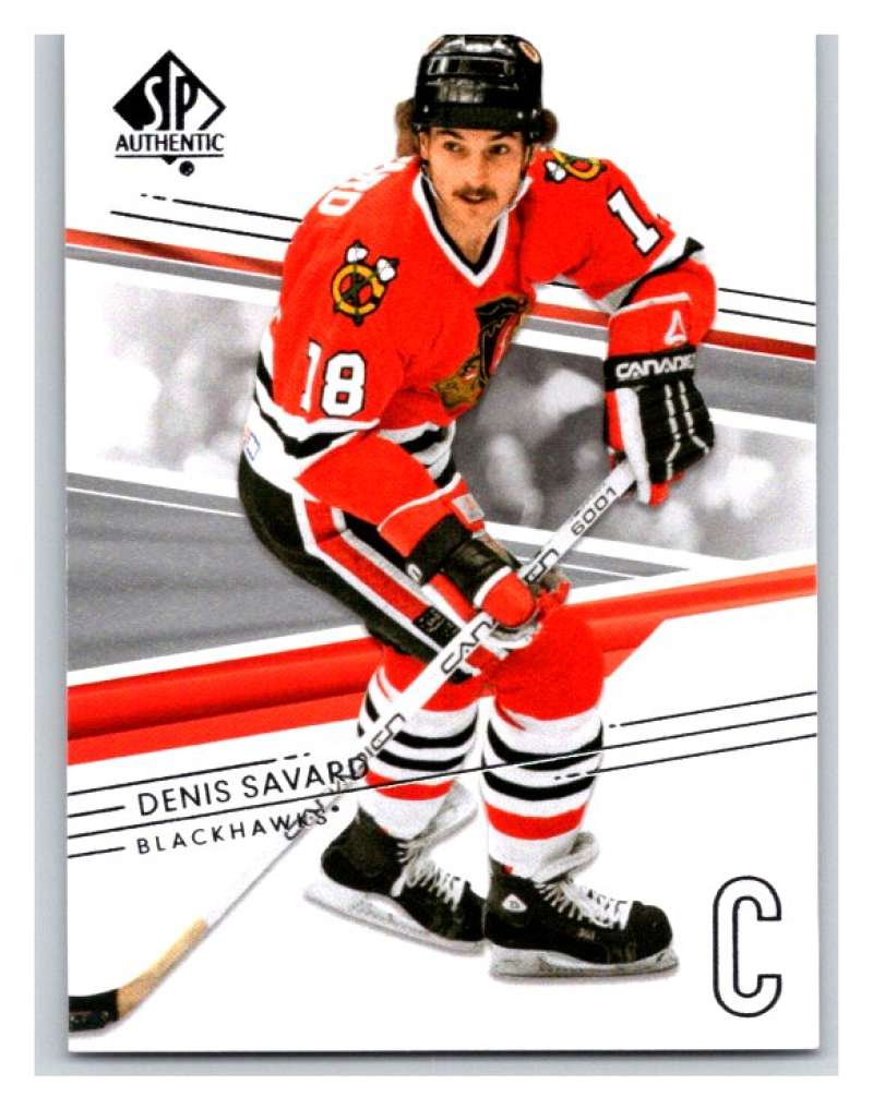  2014-15 Upper Deck SP Authentic #79 Denis Savard Blackhawks NHL Mint Image 1