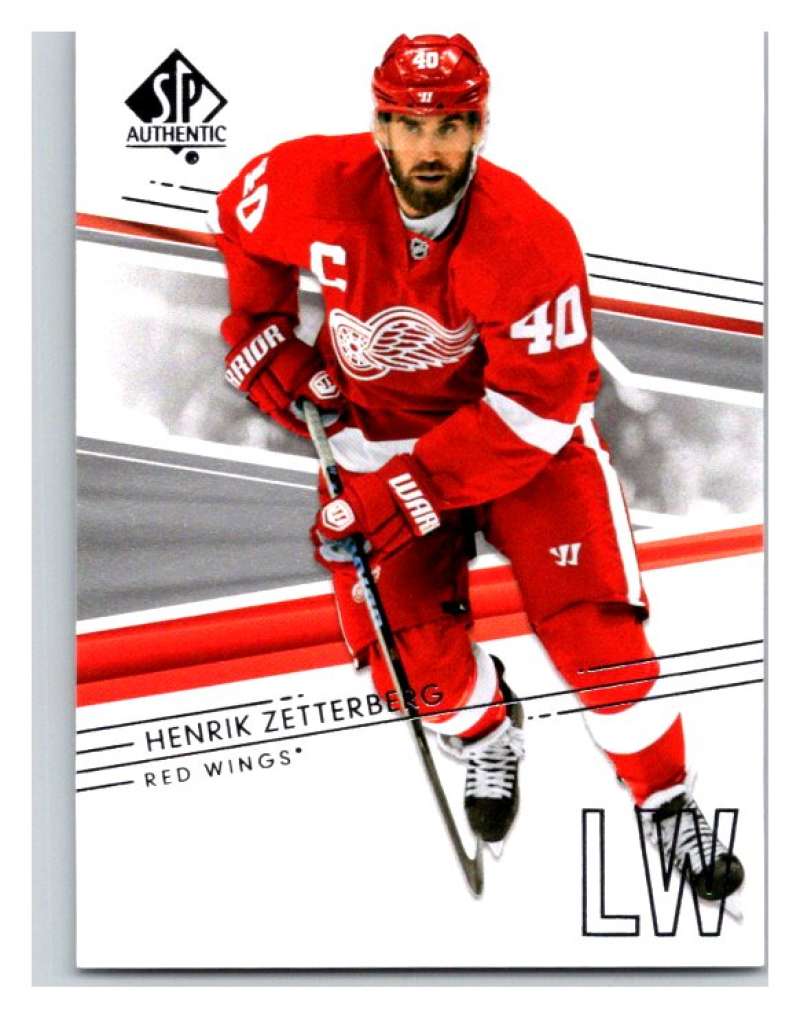  2014-15 Upper Deck SP Authentic #94 Henrik Zetterberg Red Wings NHL Mint Image 1