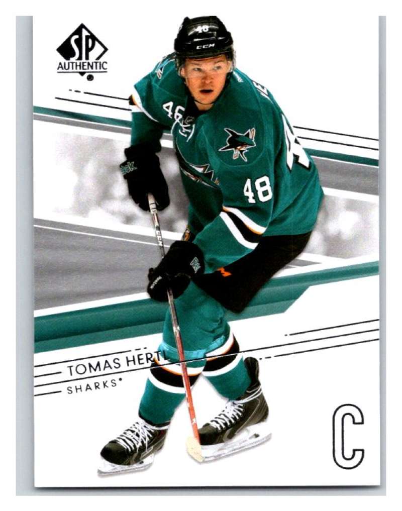  2014-15 Upper Deck SP Authentic #96 Tomas Hertl Sharks NHL Mint Image 1