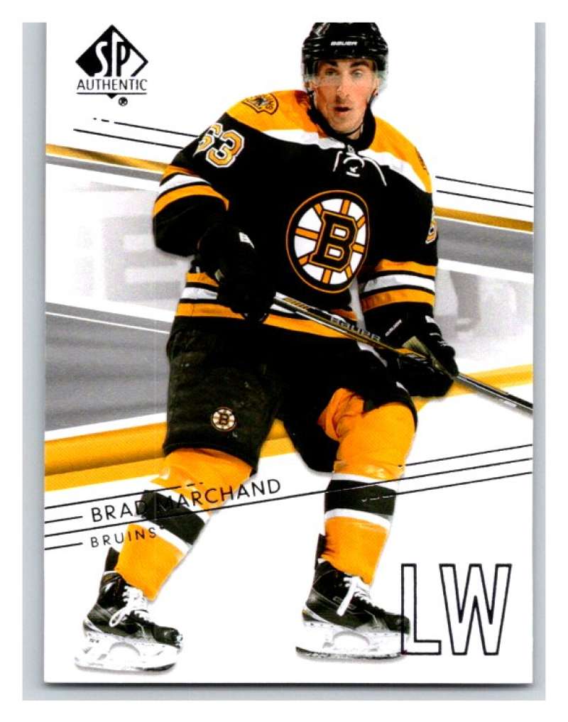  2014-15 Upper Deck SP Authentic #98 Brad Marchand Bruins NHL Mint Image 1