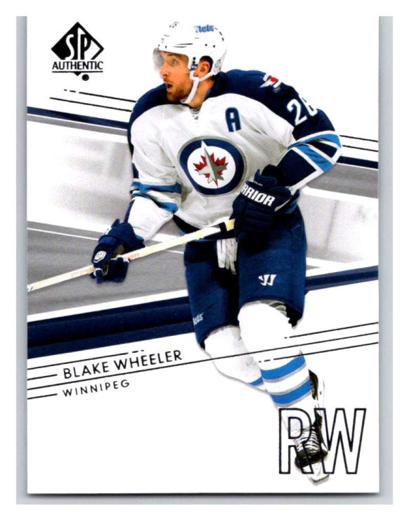  2014-15 Upper Deck SP Authentic #106 Blake Wheeler Winn Jets NHL Mint Image 1