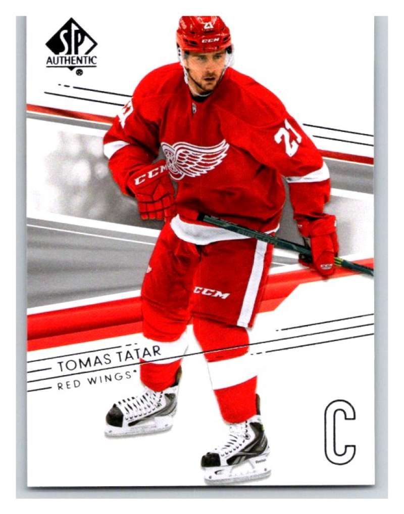  2014-15 Upper Deck SP Authentic #114 Tomas Tatar Red Wings NHL Mint Image 1