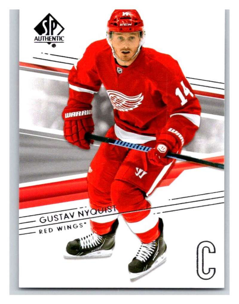  2014-15 Upper Deck SP Authentic #126 Gustav Nyquist Red Wings NHL Mint Image 1
