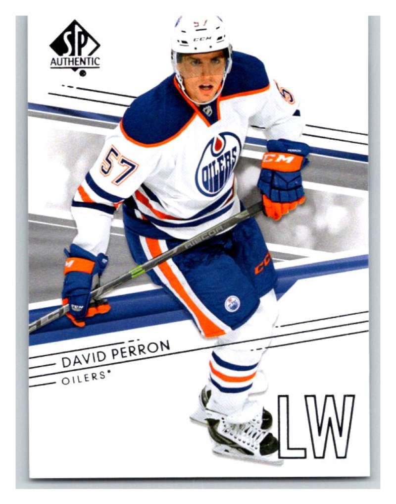  2014-15 Upper Deck SP Authentic #133 David Perron Oilers NHL Mint Image 1