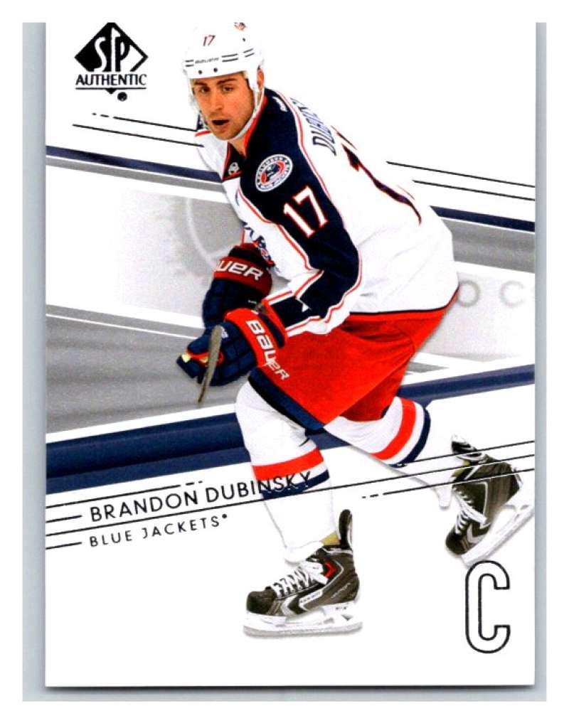  2014-15 Upper Deck SP Authentic #136 Brandon Dubinsky Jackets NHL Mint Image 1