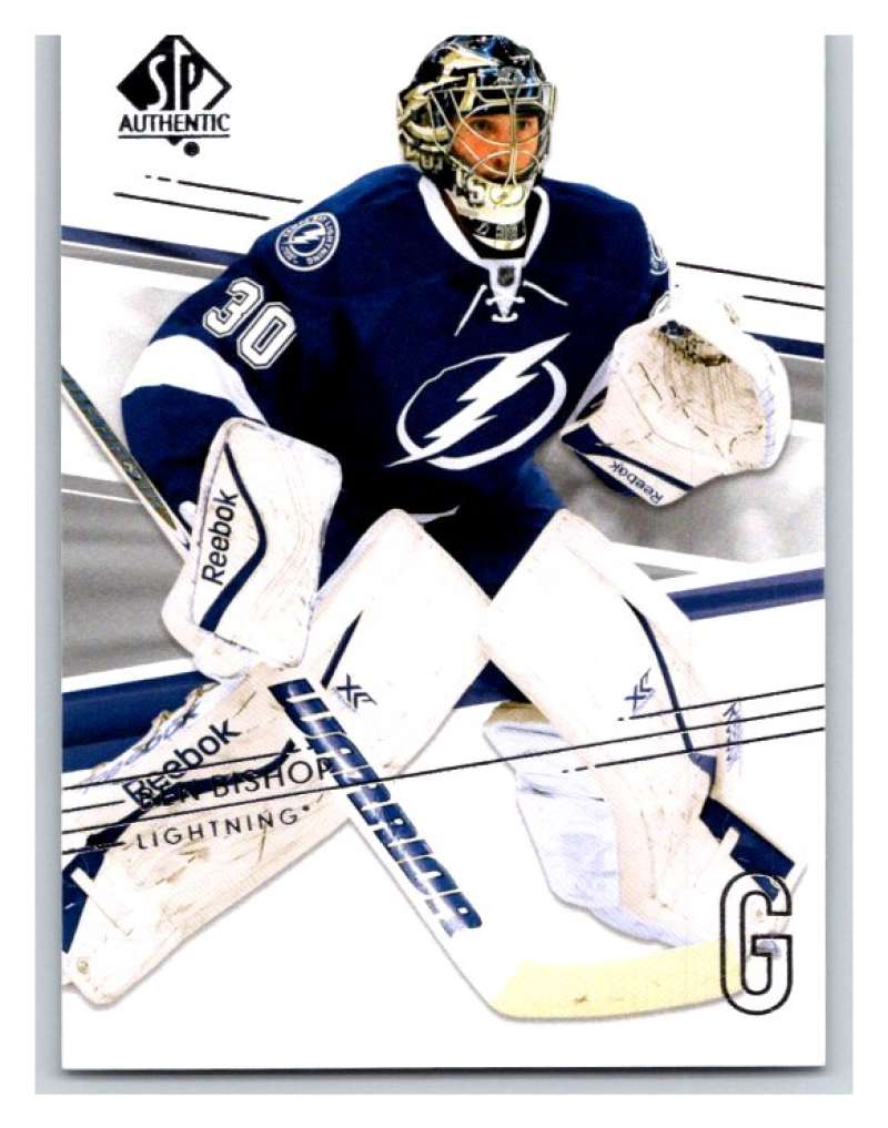  2014-15 Upper Deck SP Authentic #143 Ben Bishop Lightning NHL Mint Image 1
