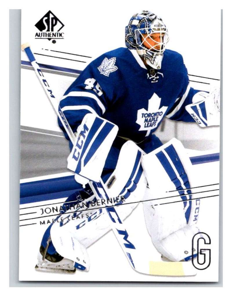  2014-15 Upper Deck SP Authentic #149 Jonathan Bernier Maple Leafs NHL Mint Image 1