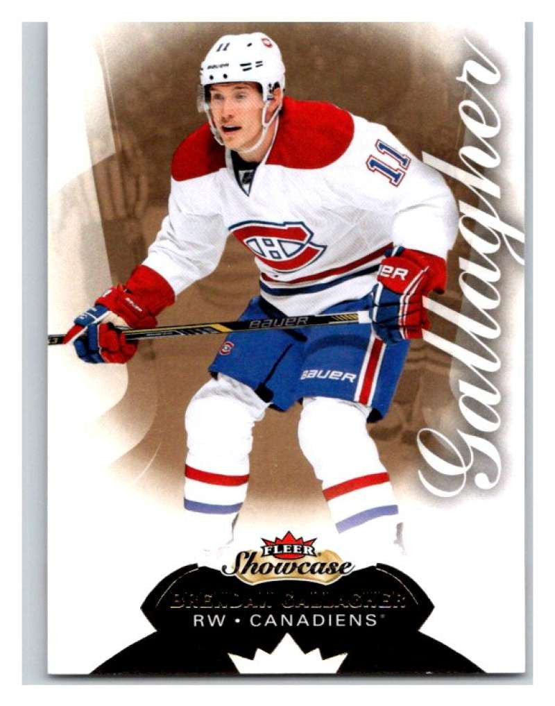 2014-15 Upper Deck Fleer Showcase #20 Brendan Gallagher Canadiens NHL Mint
