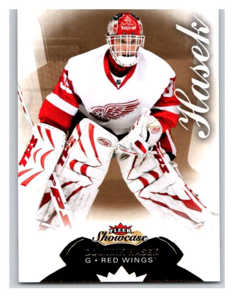  2014-15 Upper Deck Fleer Showcase #44 Dominik Hasek Red Wings NHL Mint Image 1