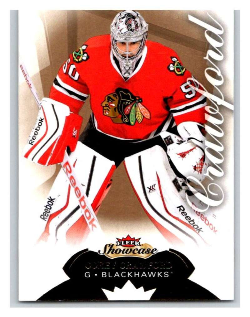 2014-15 Upper Deck Fleer Showcase #65 Corey Crawford Blackhawks NHL Mint