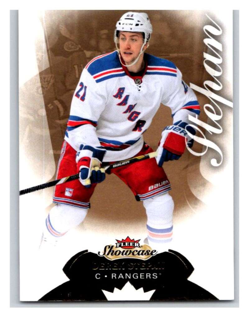  2014-15 Upper Deck Fleer Showcase #96 Derek Stepan NY Rangers NHL Mint Image 1