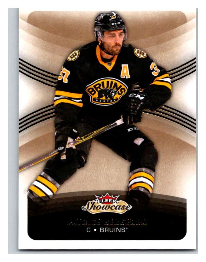2015-16 Fleer Showcase #17 Patrice Bergeron Bruins NHL Mint Image 1
