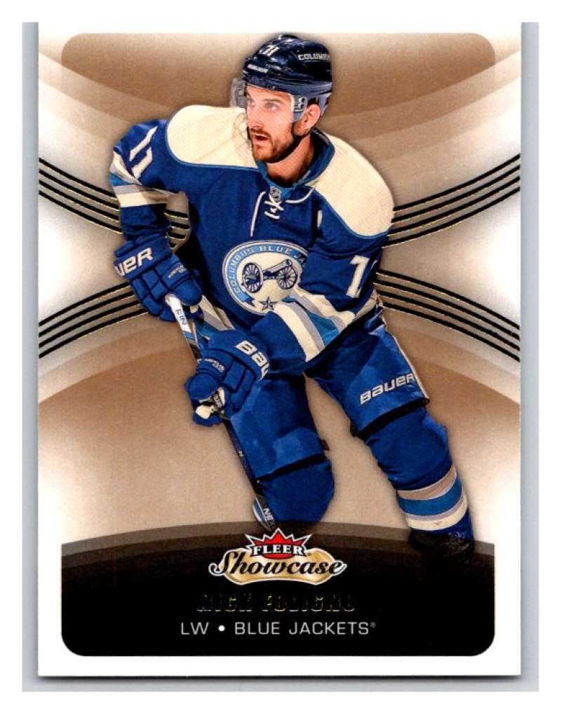 2015-16 Fleer Showcase #32 Nick Foligno Blue Jackets NHL Mint Image 1