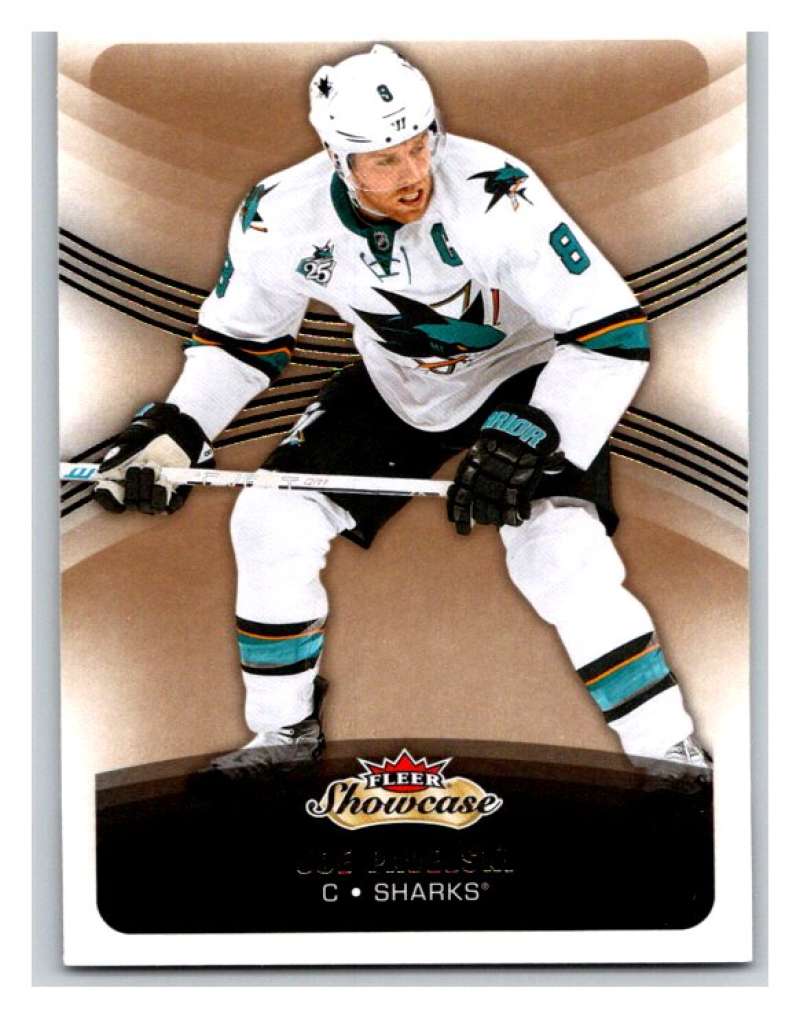 2015-16 Fleer Showcase #35 Joe Pavelski Sharks NHL Mint Image 1