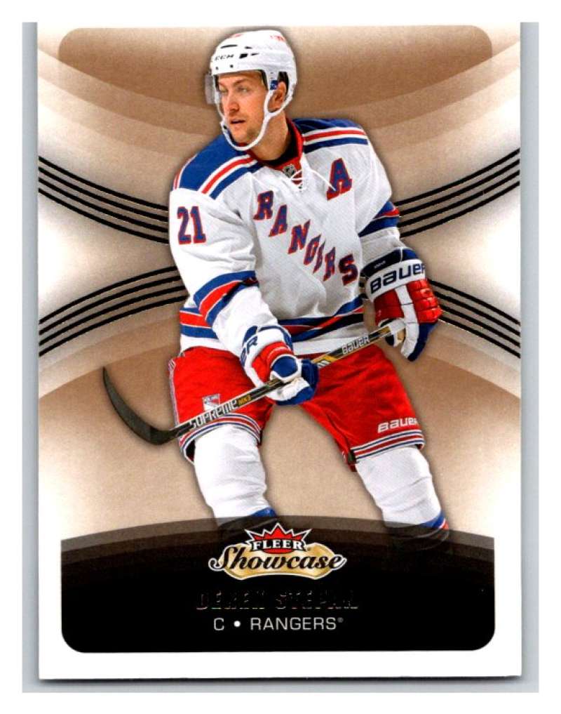 2015-16 Fleer Showcase #40 Derek Stepan NY Rangers NHL Mint Image 1