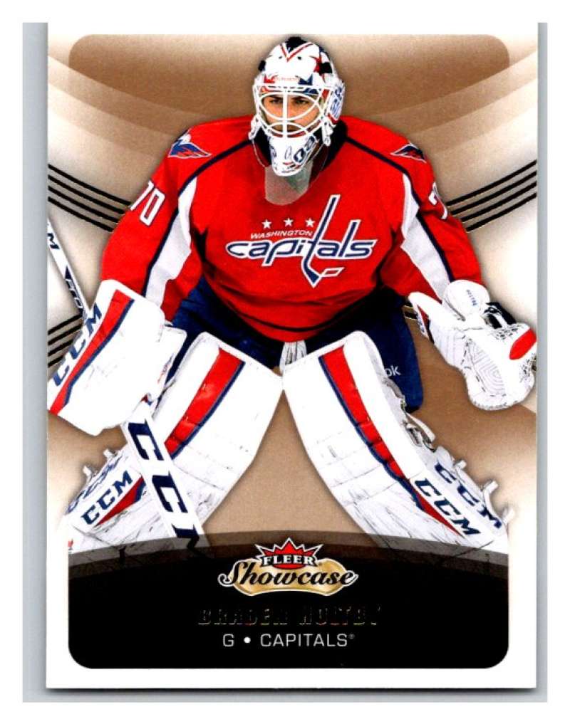 2015-16 Fleer Showcase #48 Braden Holtby Capitals NHL Mint Image 1