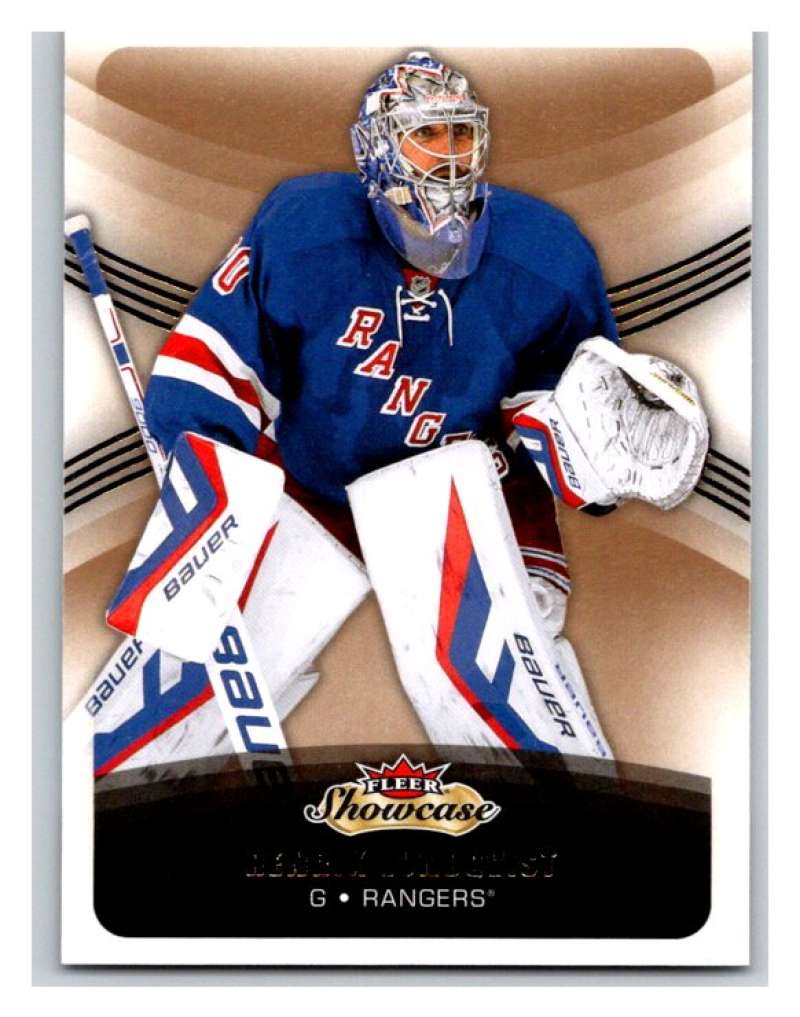 2015-16 Fleer Showcase #71 Henrik Lundqvist NY Rangers NHL Mint Image 1