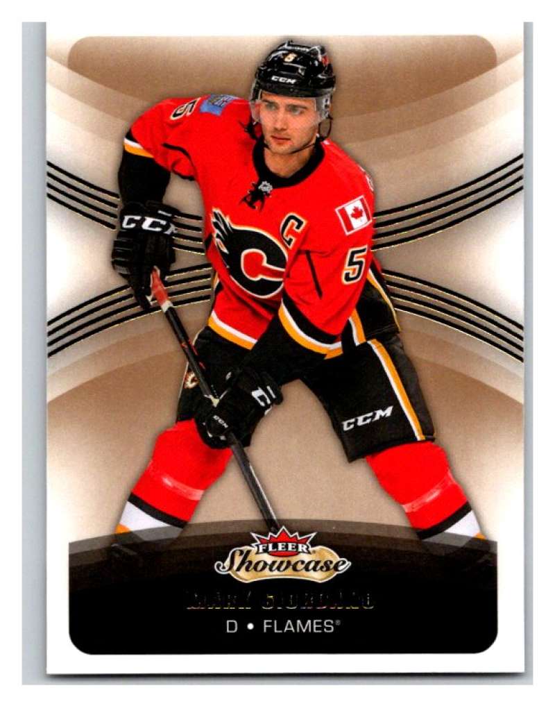2015-16 Fleer Showcase #82 Mark Giordano Flames NHL Mint Image 1