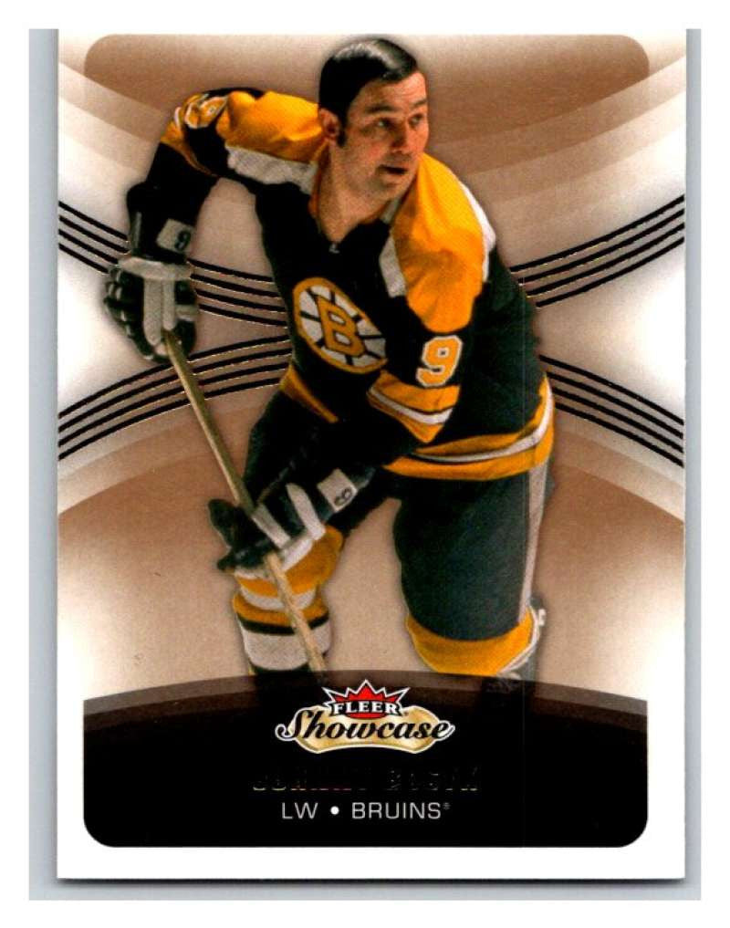2015-16 Fleer Showcase #100 Johnny Bucyk Bruins NHL Mint