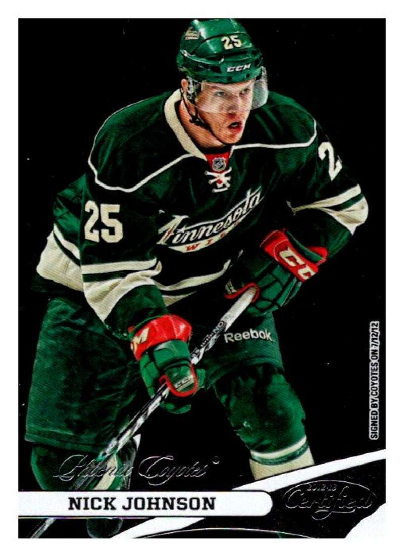 2012-13 Panini  Certified #25 Nick Johnson Coyotes NHL Mint