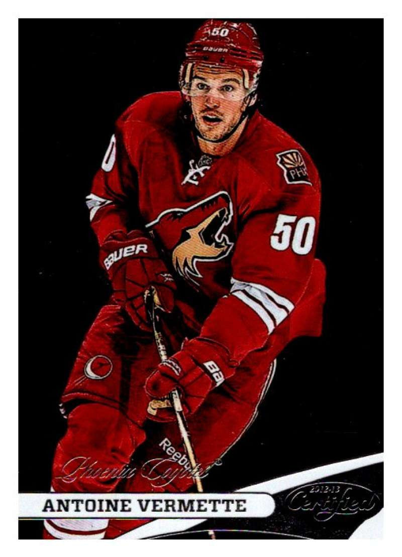 2012-13 Panini  Certified #50 Antoine Vermette Coyotes NHL Mint