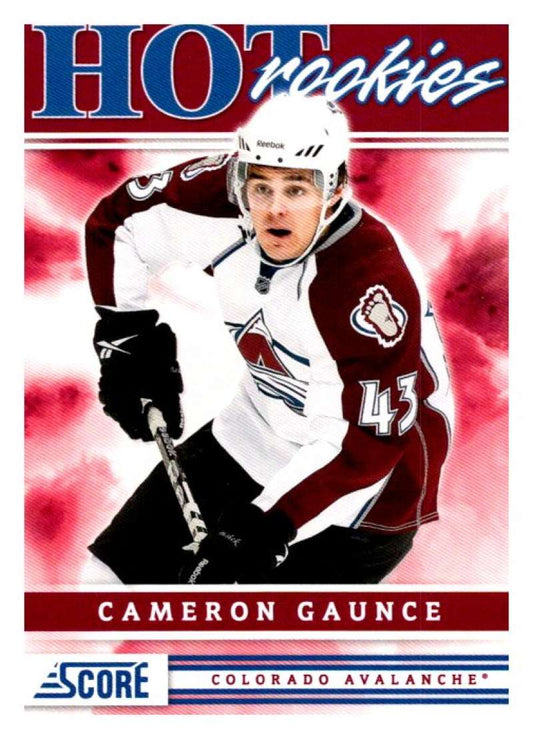 (HCW) 2011-12 Score Hot Rookies #505 Cameron Gaunce Avalanche Rookie RC Mint Image 1