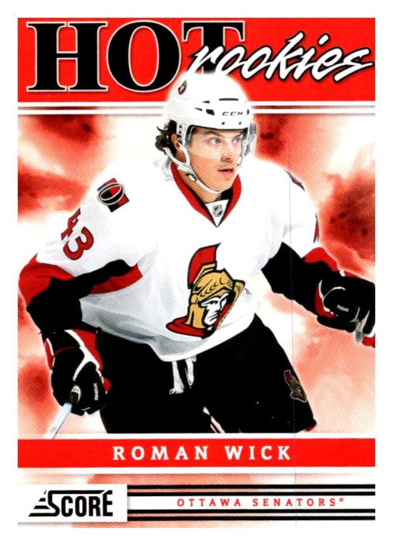 (HCW) 2011-12 Score Hot Rookies #526 Roman Wick Senators Rookie RC Mint Image 1