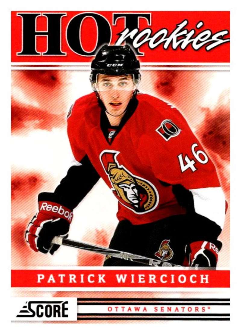(HCW) 2011-12 Score Hot Rookies #528 Patrick Wiercioch Senators Rookie RC Mint Image 1
