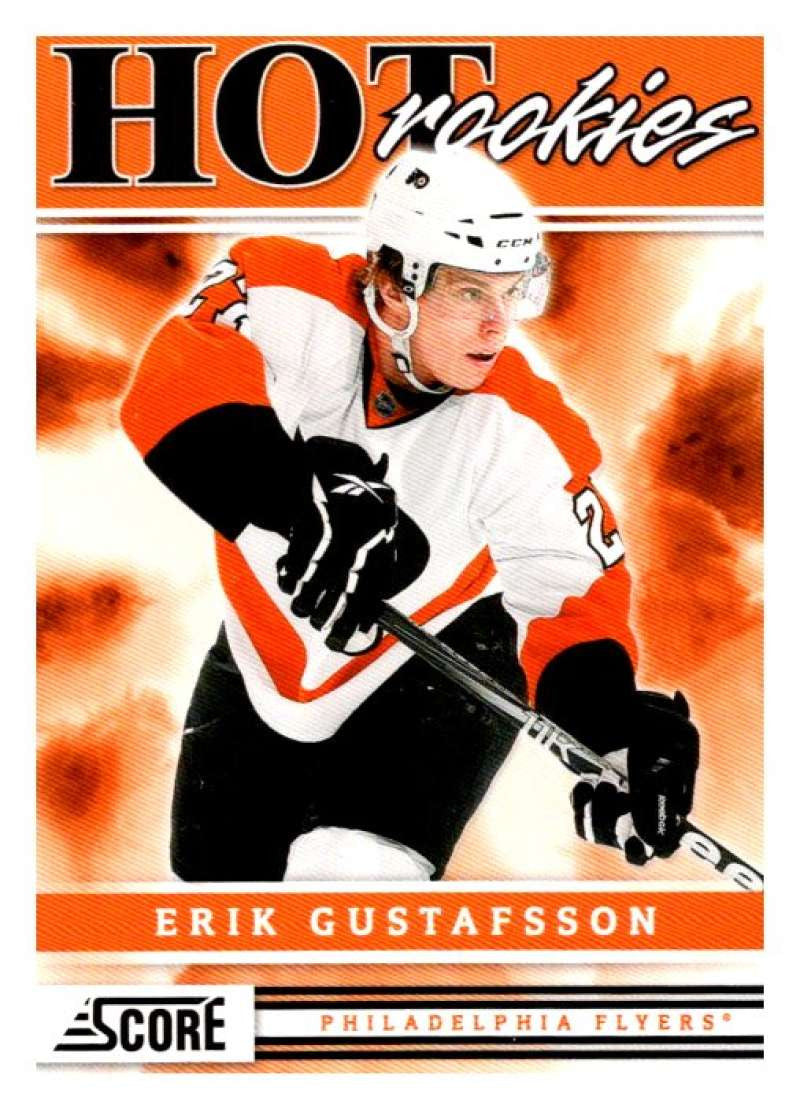 (HCW) 2011-12 Score Hot Rookies #529 Erik Gustafsson Flyers Rookie RC Mint