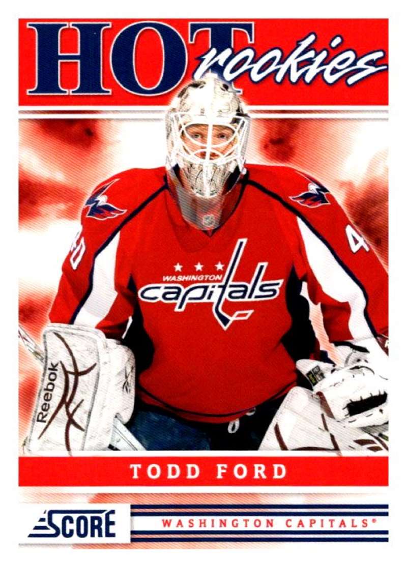 (HCW) 2011-12 Score Hot Rookies #537 Todd Ford Capitals Rookie RC Mint Image 1