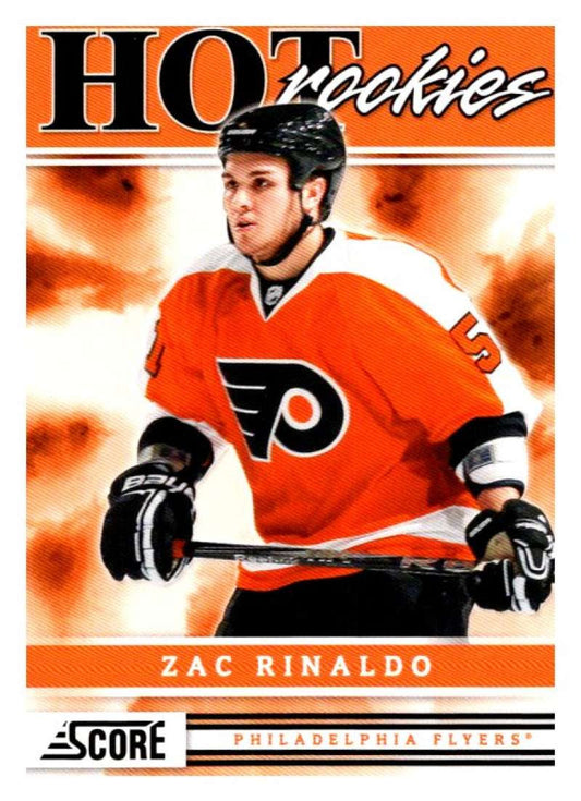(HCW) 2011-12 Score Hot Rookies #541 Zac Rinaldo Flyers Rookie RC Mint