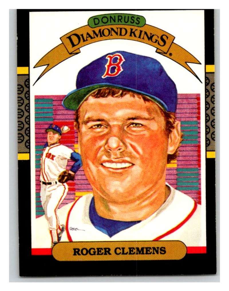 1987 Donruss #2 Roger Clemens Red Sox DK MLB Mint Baseball Image 1